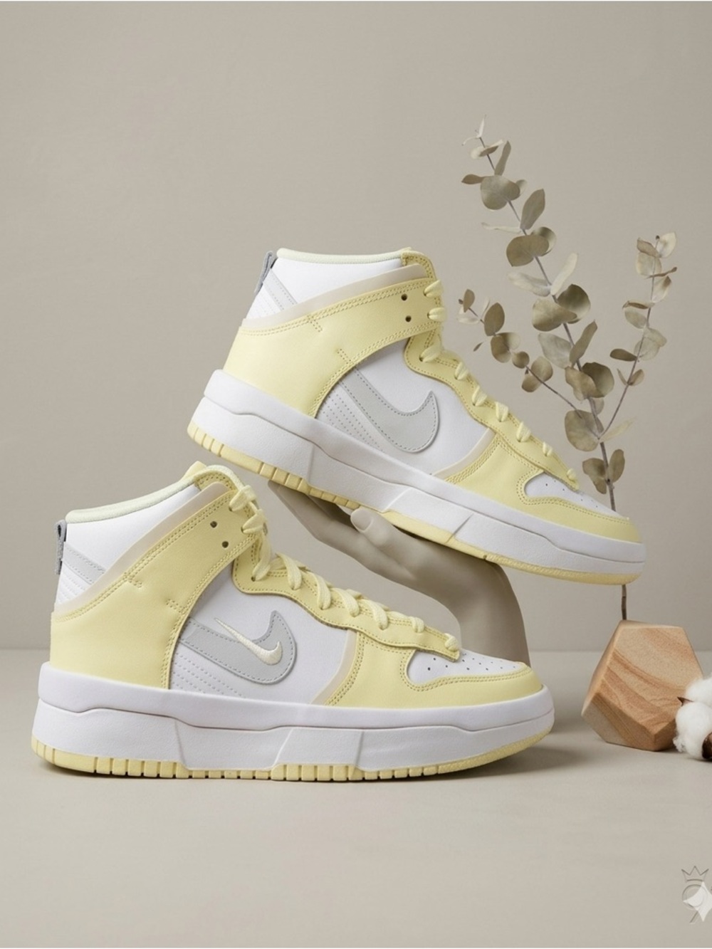 Nike Dunk High Up Lemon W8 DH3718-105 NIB